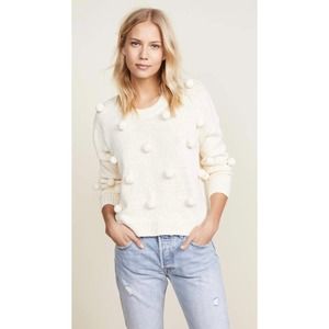 Madewell Pom Pom Pullover Sweater XS
